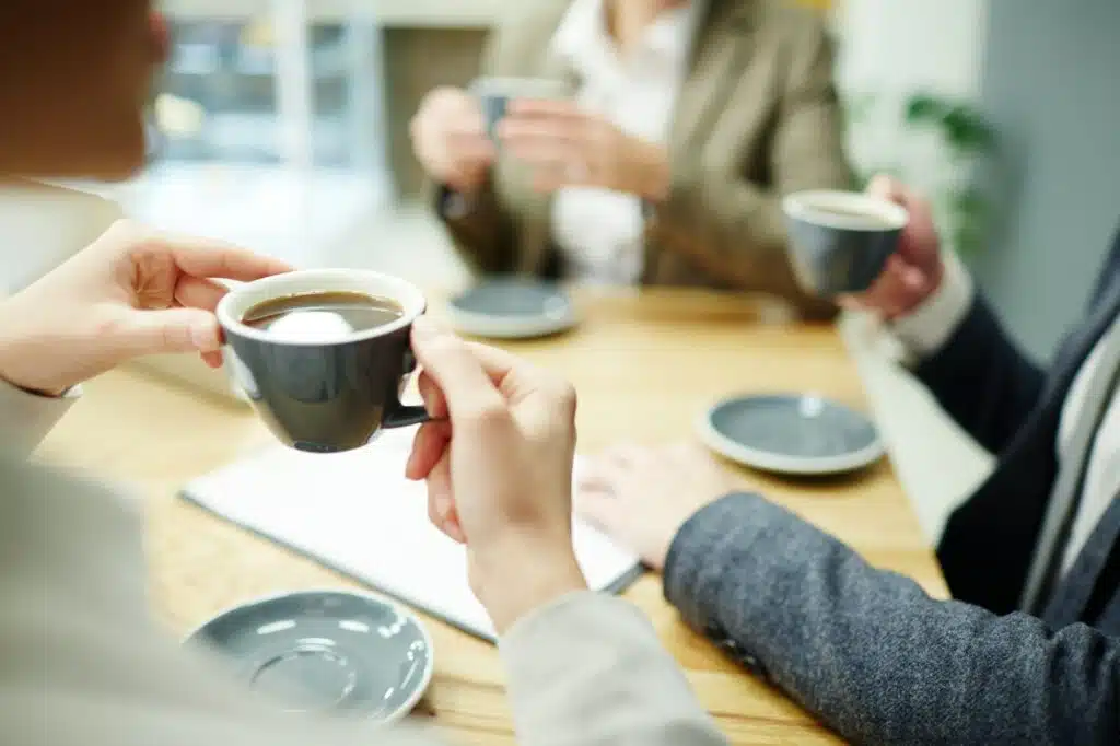 Break for coffee